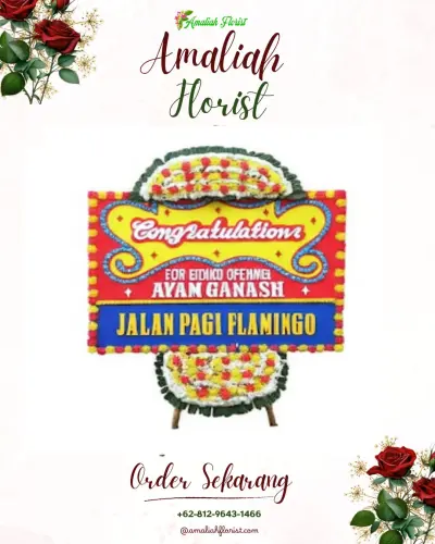 Bunga Papan Congratulation di Kayumalue Pajeko